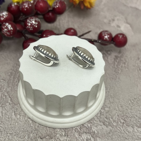 Серебряные серьги Мелодия 